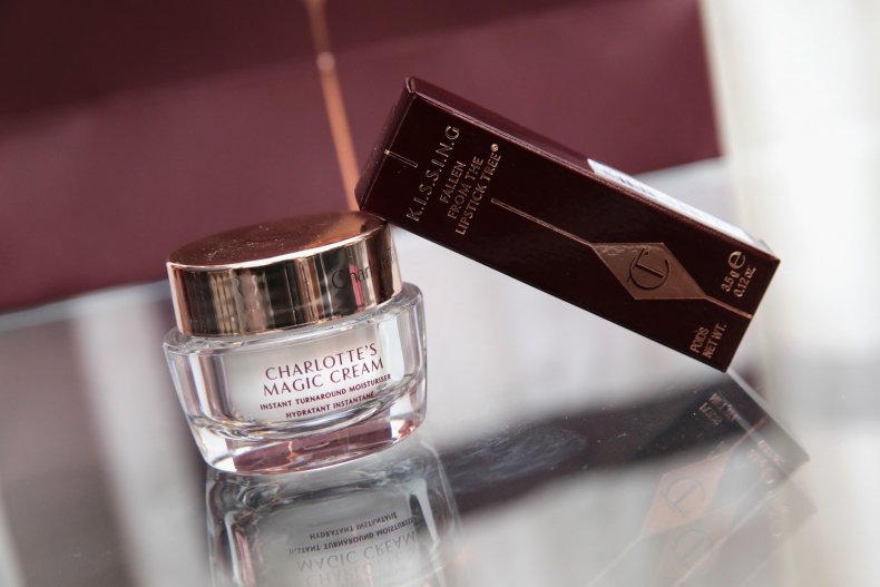A view of Charlotte Tilbury beauty products.