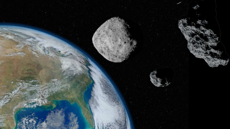 Three Asteroids Pass Earth