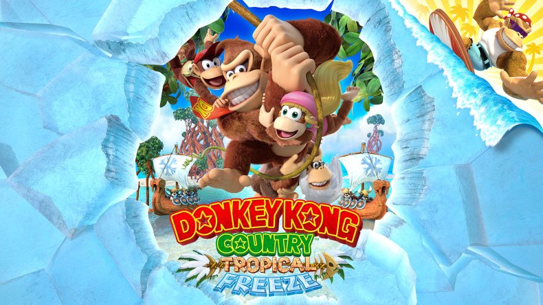 Donkey Kong Country:Tropical Freeze Keyart
