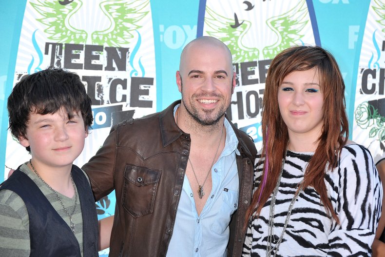Chris Daughtry and his stepchildren