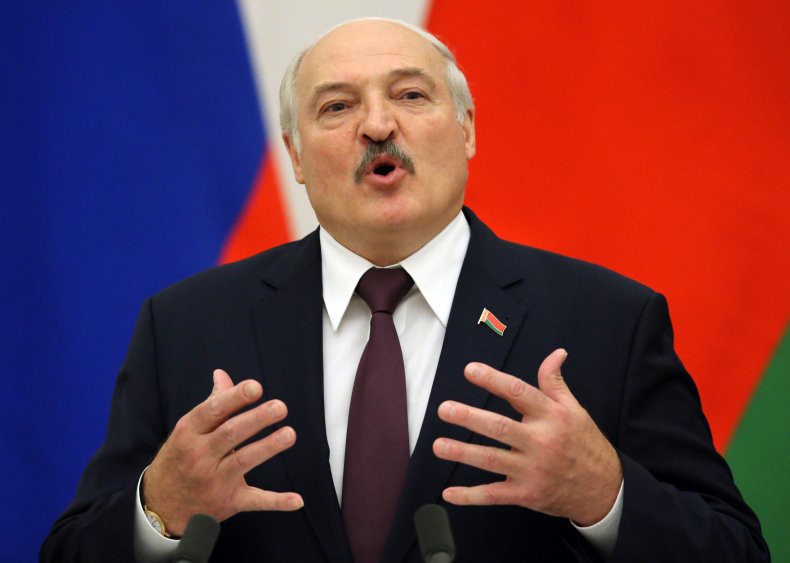 Lukashenko at Kremlin Presser