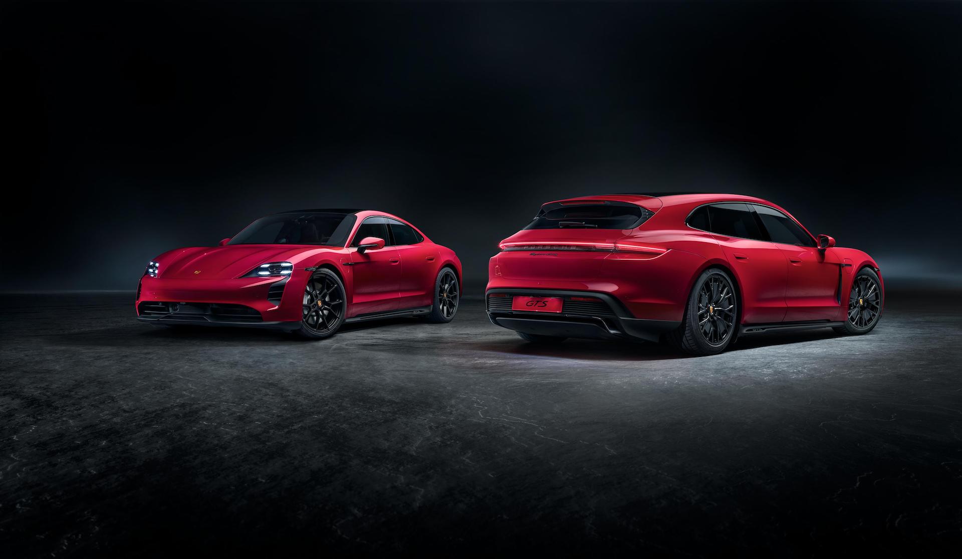 Porsche Announces 2022 Taycan GTS Sedan and Sport Turismo Models at LA Auto Show