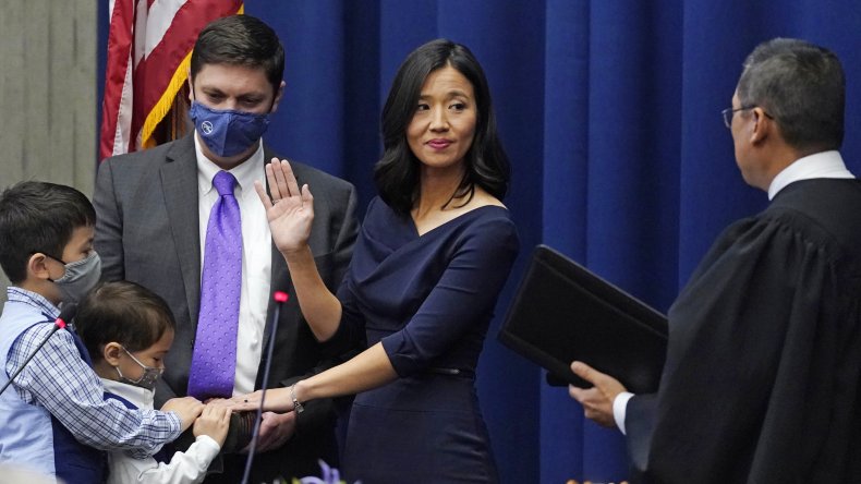Michelle Wu, Boston, swearing in