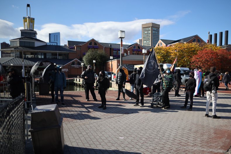 Conference of Catholic Bishops protesters