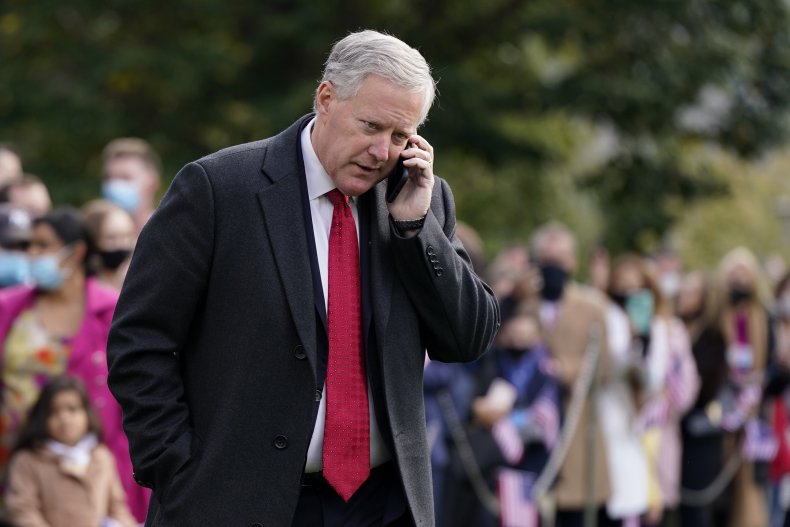 Mark Meadows, Jan. 6, Donald Trump