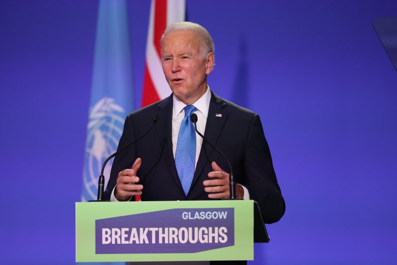 President Joe Biden at COP26