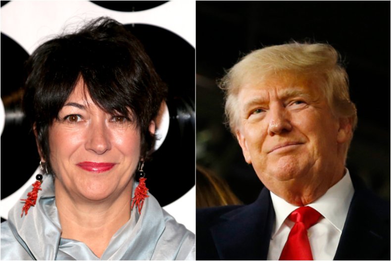 Ghislaine Maxwell and Donald Trump