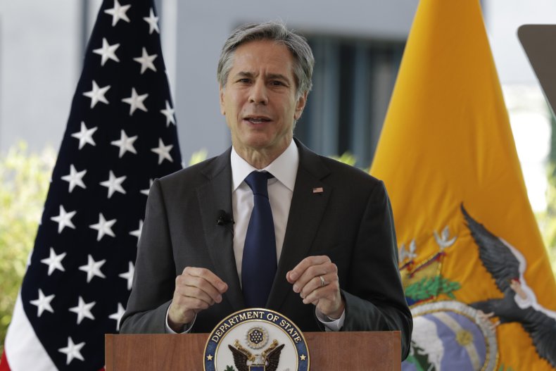Antony Blinken Speaks About Democracy in Ecuador