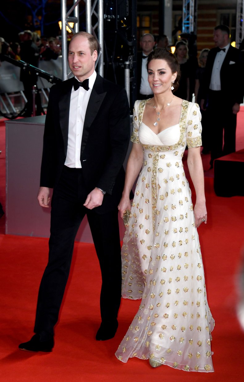 Kate Middleton's Alexander McQueen BAFTA Gown