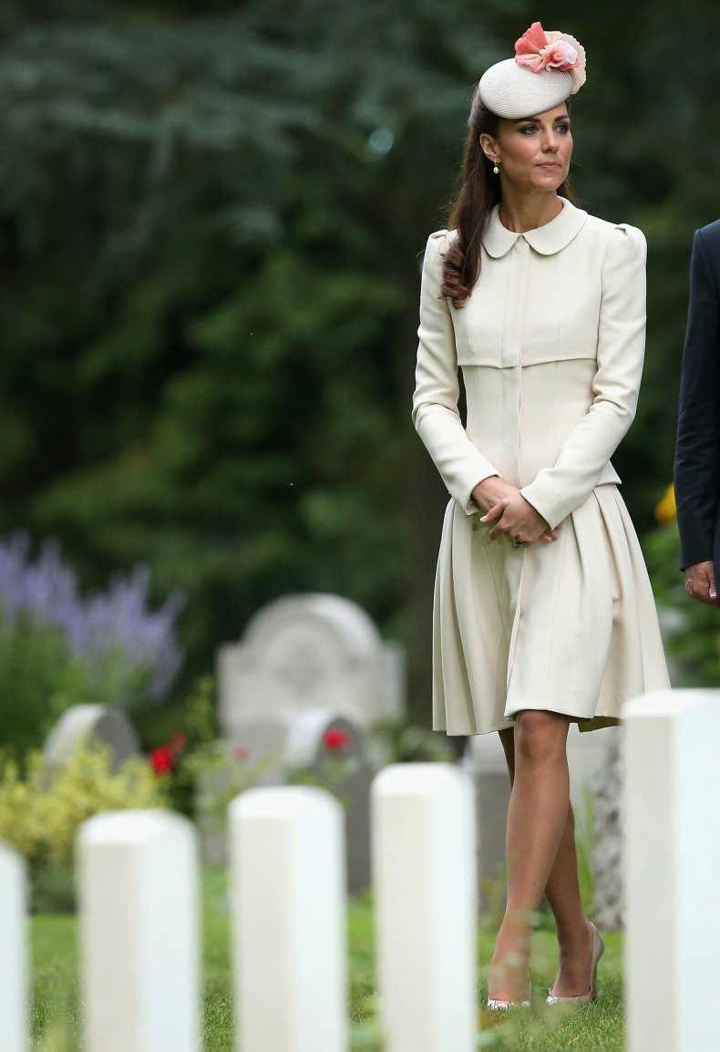 Kate Middleton Wears Alexander McQueen in Belgium