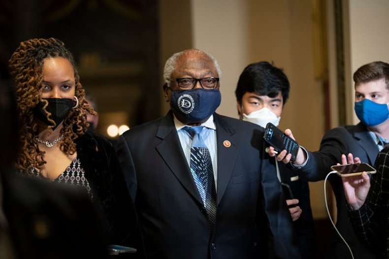 James Clyburn Accuses GOP of Staying Silent on Gosar Video: 'What Is That About?' 2 James Clyburn Paul Gosar Censure AOC GOP
