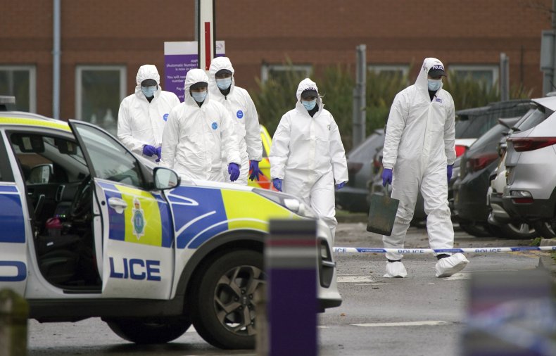 Liverpool, explosion site, forensic officers