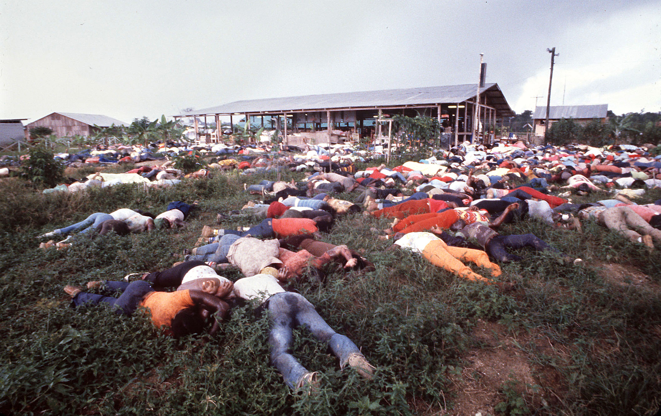 I colorized Jim Jones' death pic. Do you think he committed suicide, or ...