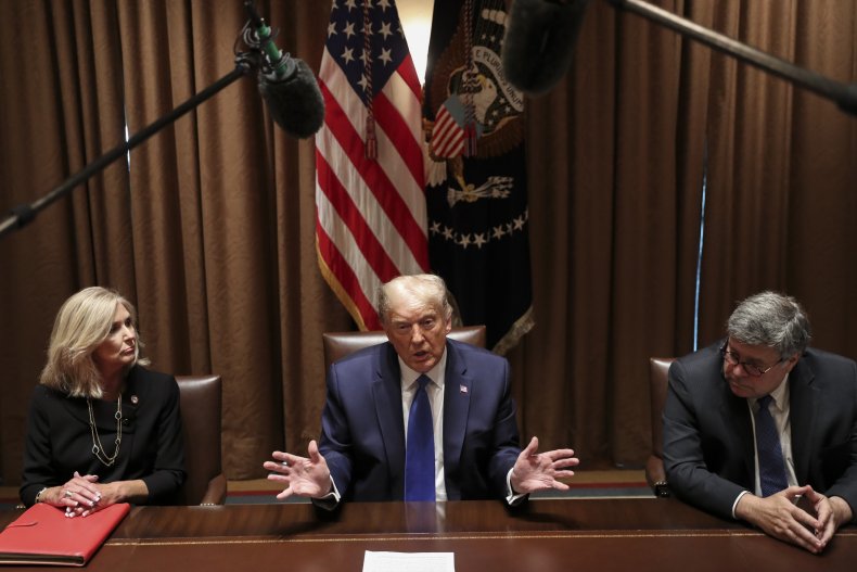 Maria Baritromo, Bill Barr, Donald Trump, Fraud