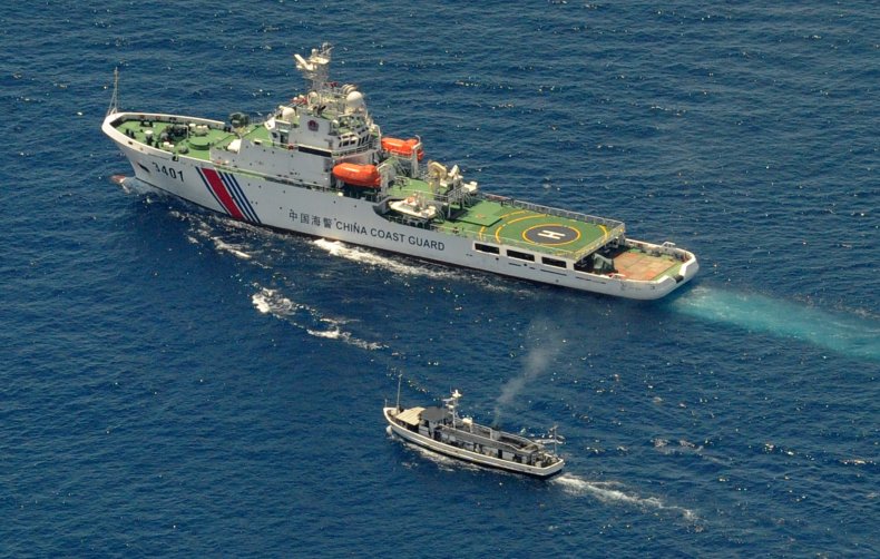 China Fires Water Cannons At Philippine Boats