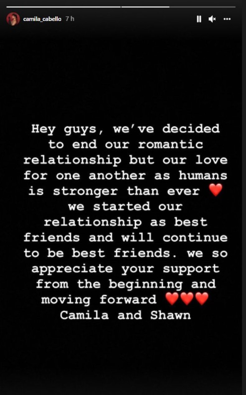 Camila Shawn statement