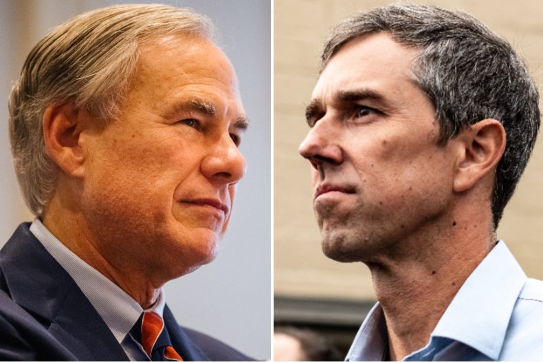 Texas Governor Greg Abbott and Beto O'Rourke.