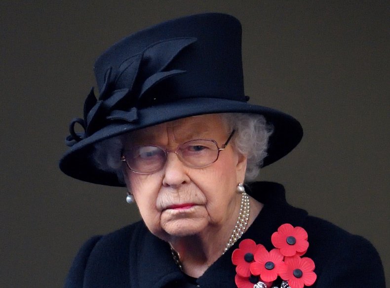 Queen Elizabeth II on Remembrance Sunday