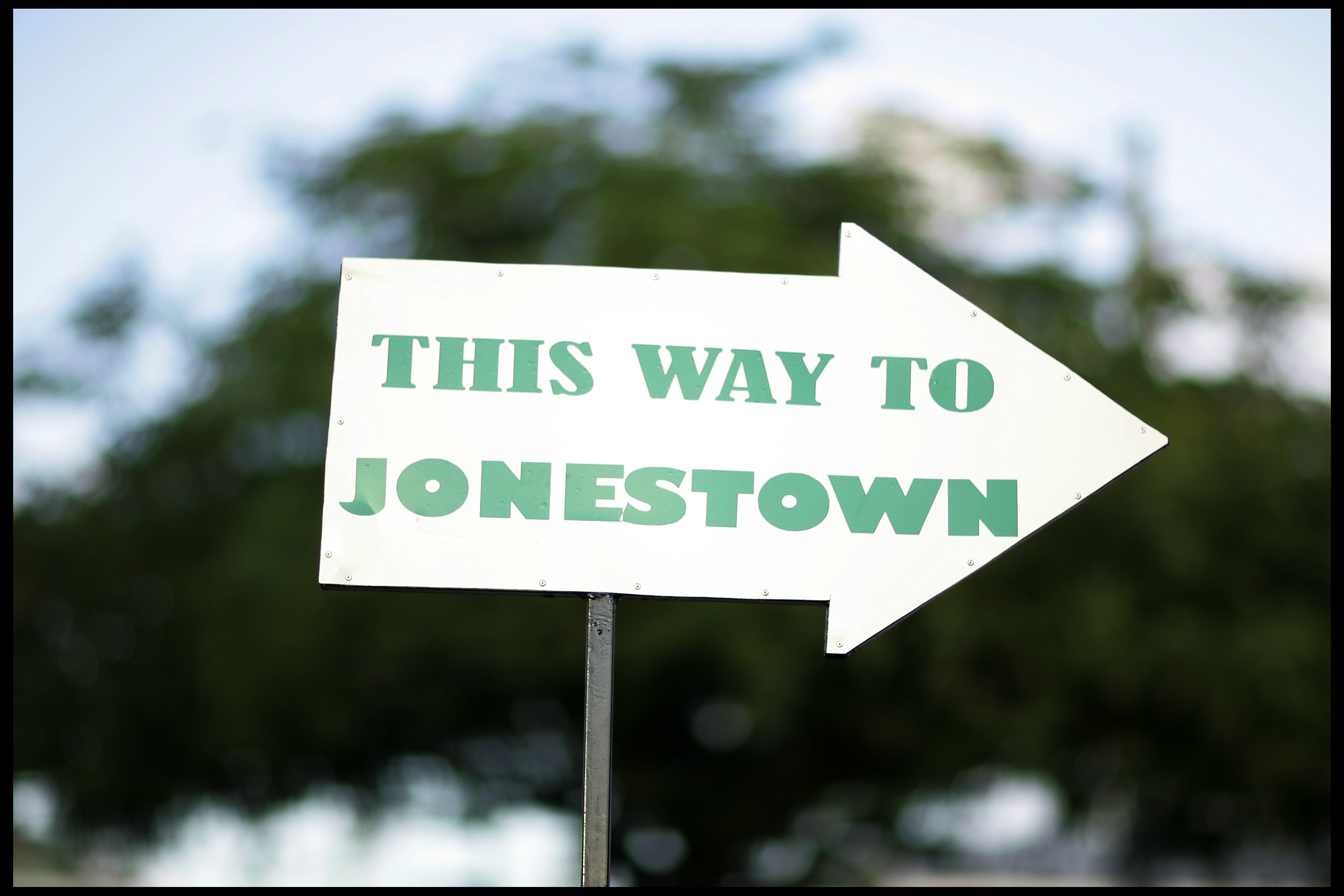 Jonestown sign