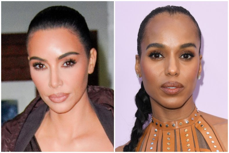 Kim Kardashian and Kerry Washington