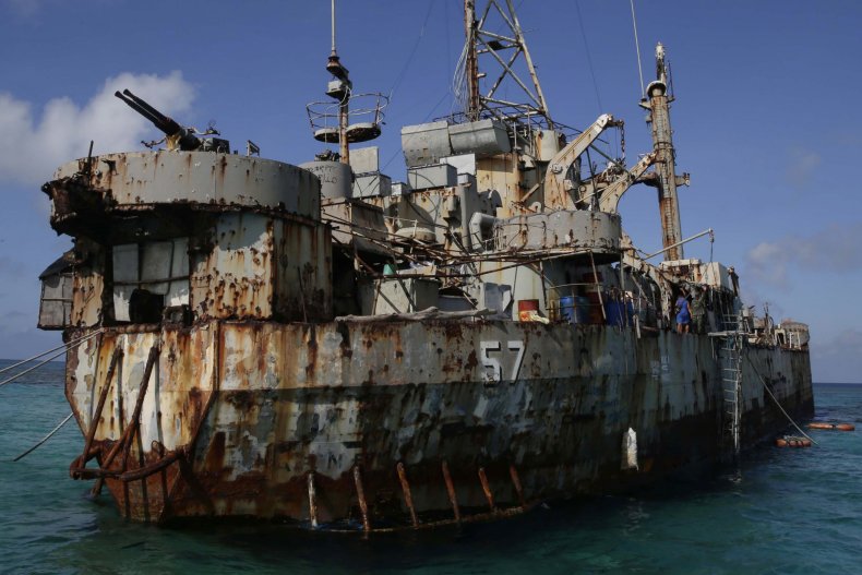 Philippines, Sierra Madre, ship