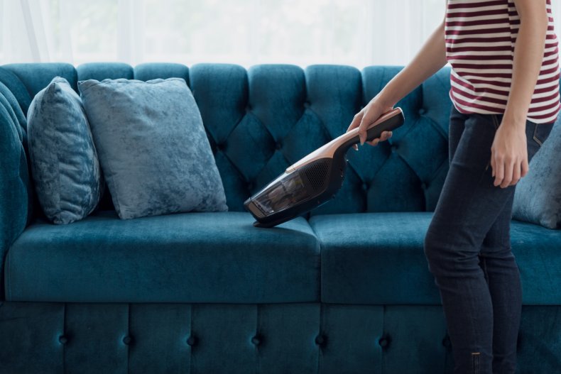 Cleaning couch 