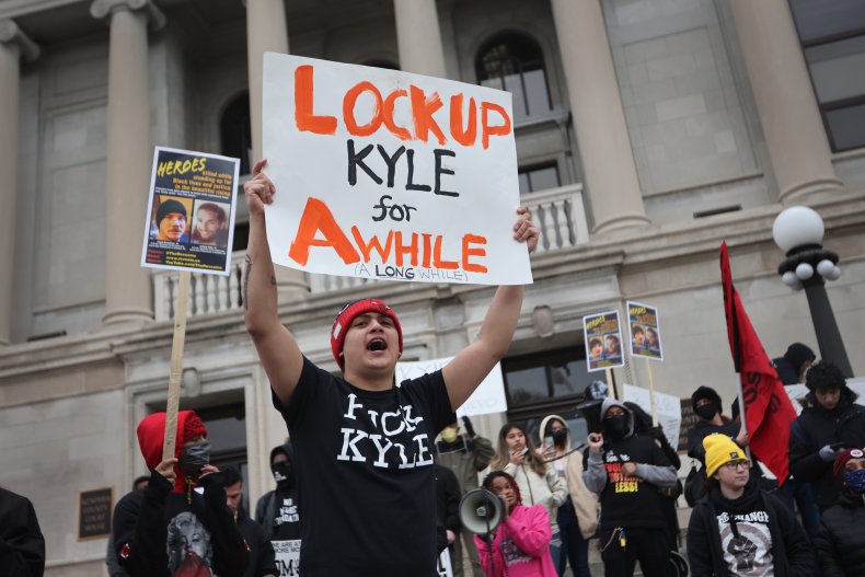 Rittenhouse trial protest