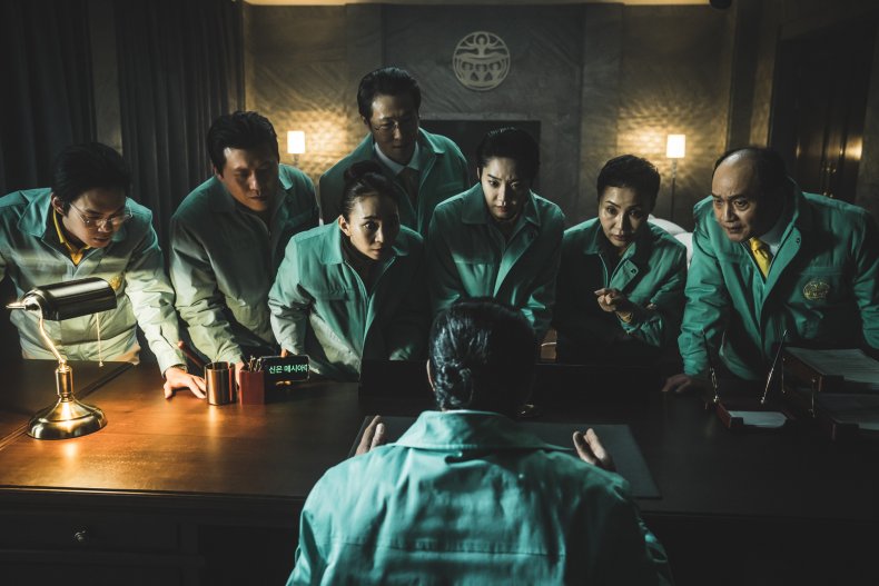 New Truth staff in "Hellbound" on Netflix.