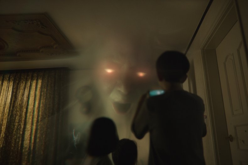 A still from "Hellbound" on Netflix.
