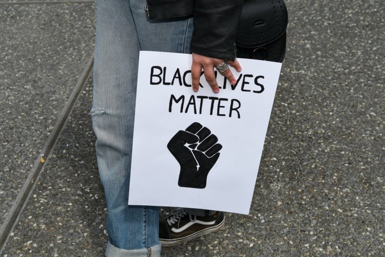 BLM posters Indiana high school
