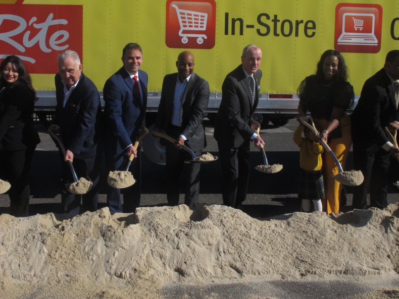 Atlantic City, Supermarket, Ground Breaking Ceremony