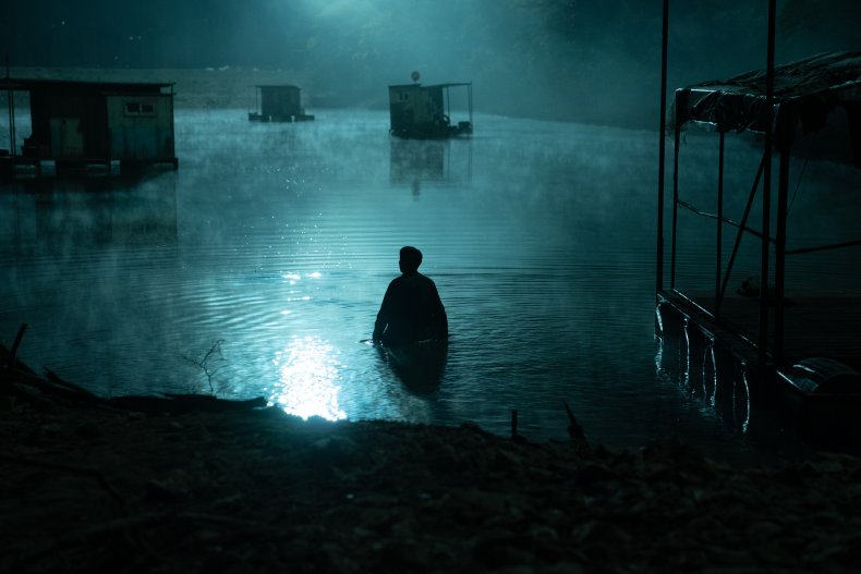 A still from "Hellbound" on Netflix.