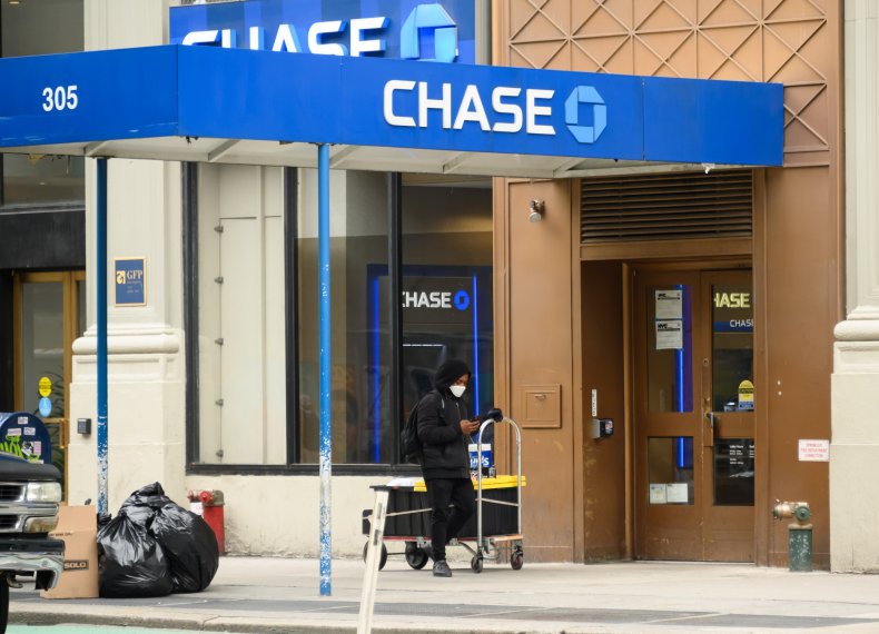A Chase bank branch in NYC.
