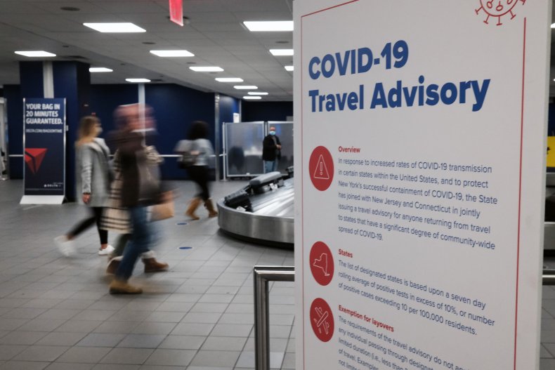 Signs in New York LaGuardia airport