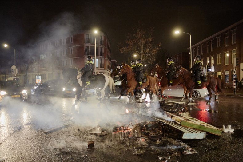 riots erupt over COVID rules in Netherlands