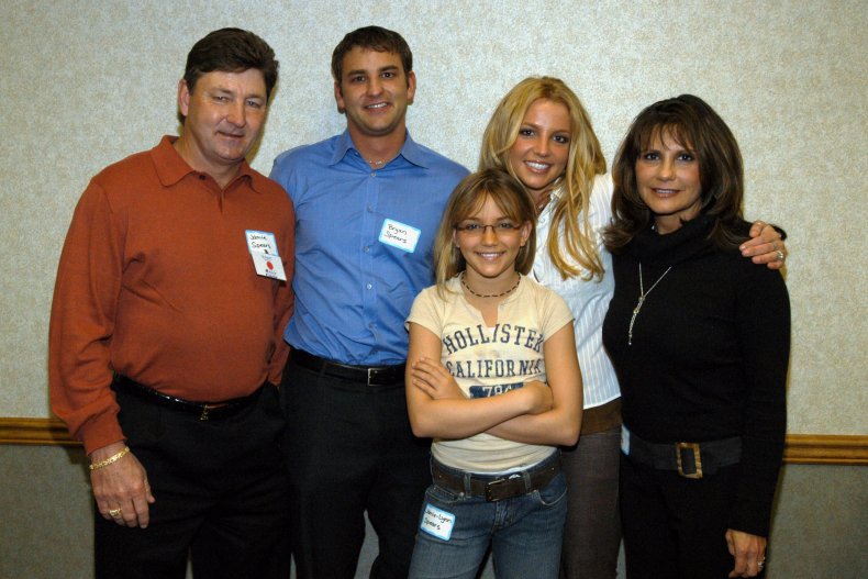 Britney Spears and her family