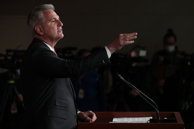 kevin mccarthy at news conference november 18