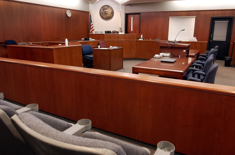 Jury seats in court