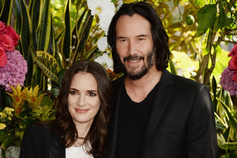 Winona Ryder and Keanu Reeves