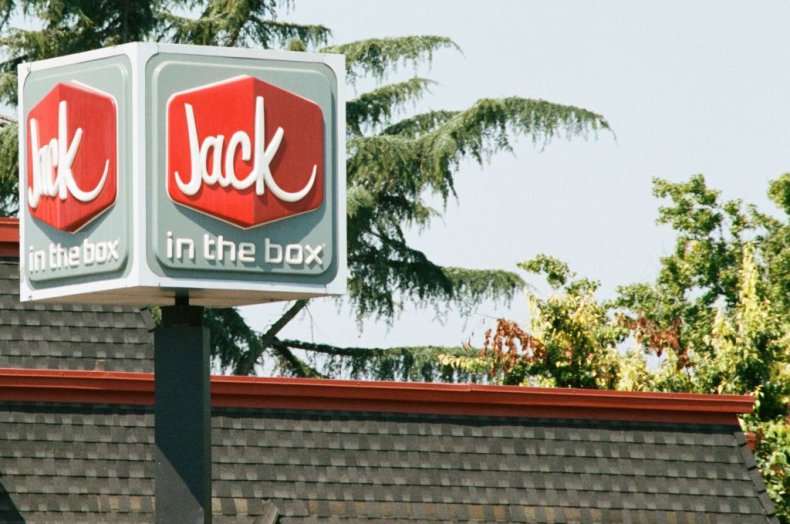 Jack in the Box sign 