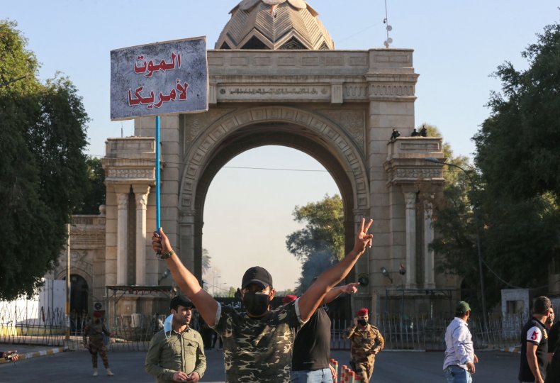 Iraq, Popular, Mobilization, Forces, protest, elections