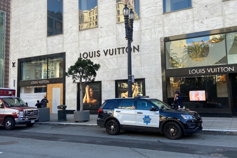 San Francisco, Louis Vuitton, theft