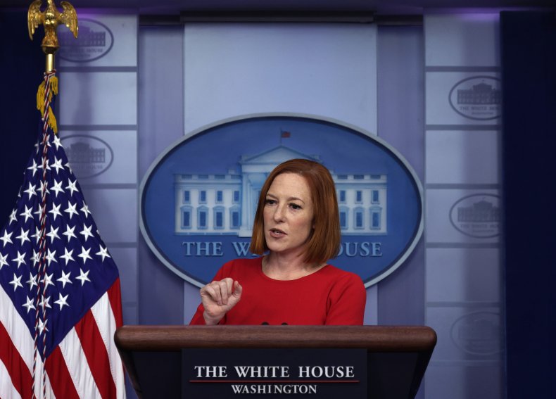 Jen Psaki White House briefing