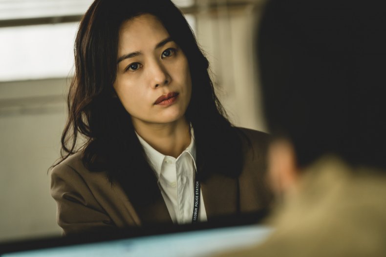 The Min Hye-jin character in Hellbound.