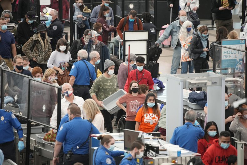Denver International Airport, Thanksgiving, Travel