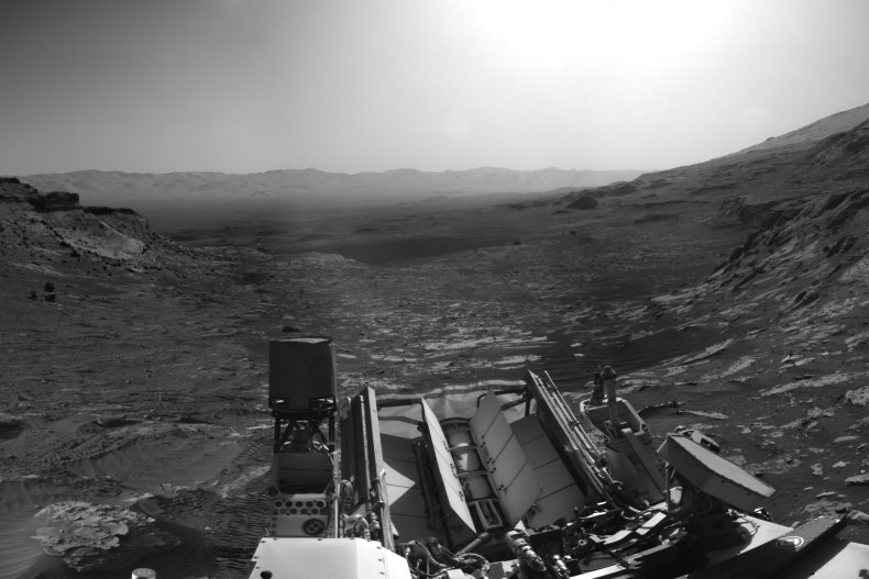 Mars Curiosity morning image