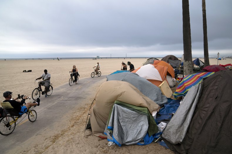 Venice Beach, Homeless, California