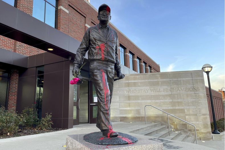 Michigan Statue Vandalized