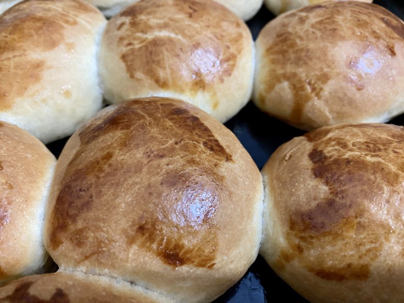 Thanksgiving dinner rolls