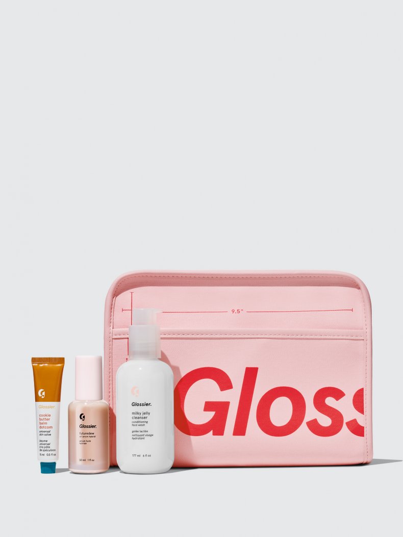 Glossier's special "The Weekend Set" offering.